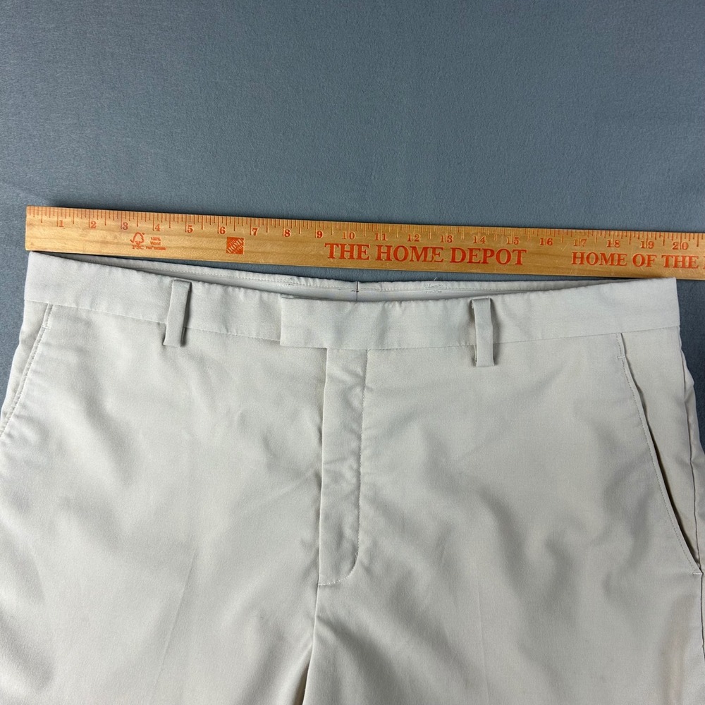 Tiger Woods Collection Golf Pants Mens 40x30 Beige Flat Front Stretch 229980-245 - Picture 5 of 16